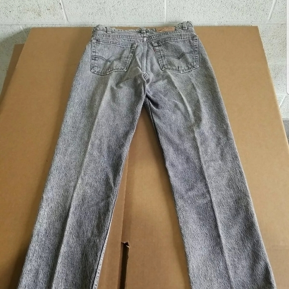 VTG RARE❗❗❗ 1989 Levis 506 Black Acid Wash Jeans Red Tag Size 34 X 30 USA MADE❗❗ - Picture 5 of 12